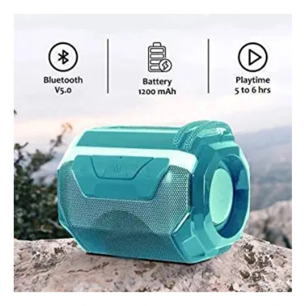 Generic Plastic Rubber Wireless A005 Bluetooth Speaker (Sky Blue) - Image 3