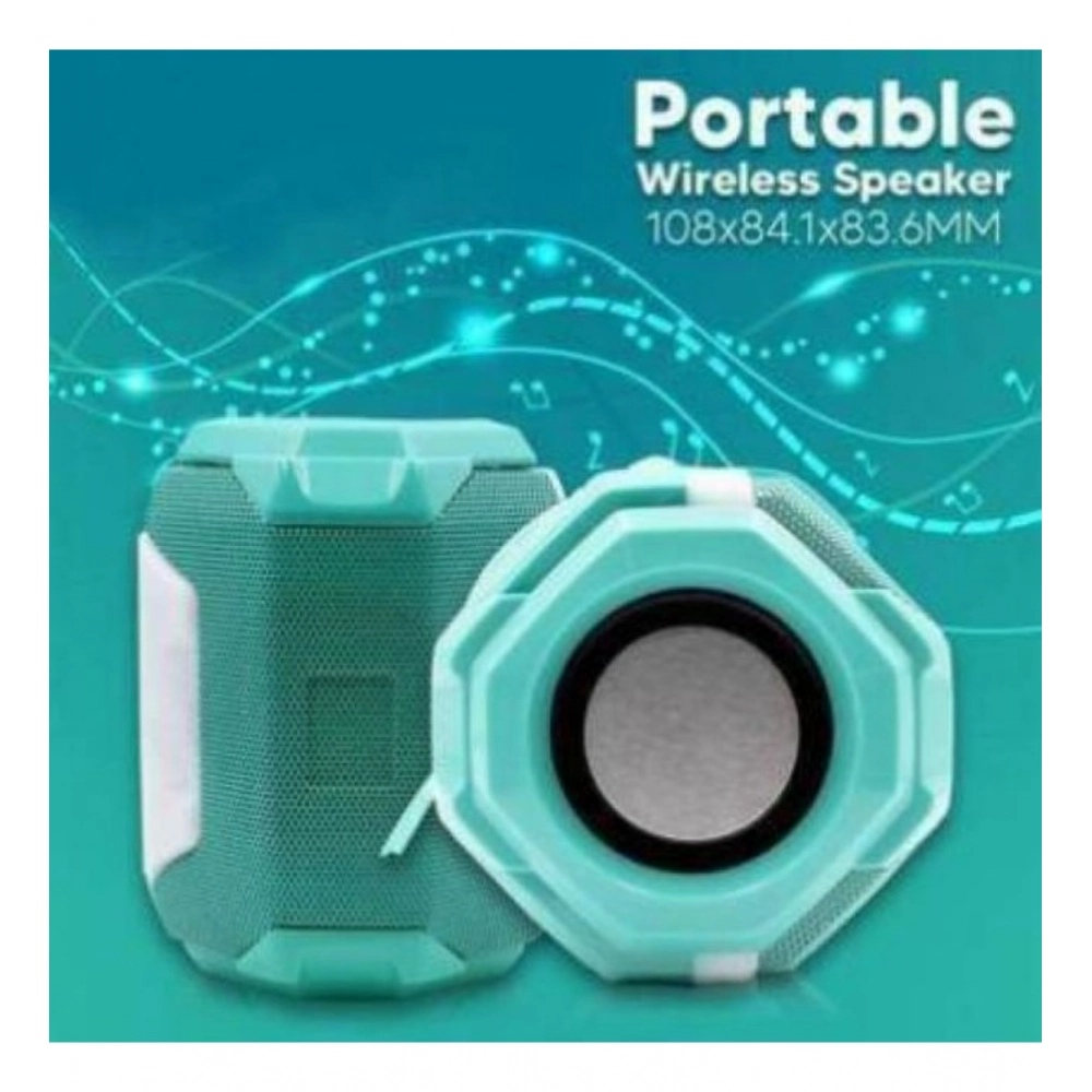 Generic Plastic Rubber Wireless A005 Bluetooth Speaker (Sky Blue) - Image 2