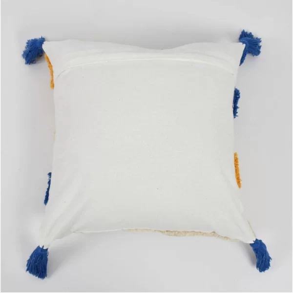 Generic Cotton Tufted Cushion Pillow Cover 16x16 Inch Pack of 2 (CutSatal) - Image 2